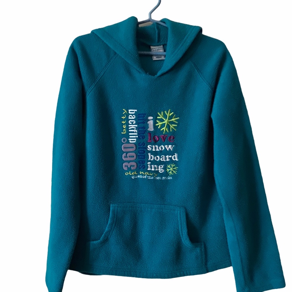 OLD NAVY Fleece Pull-Over Hoodie, Girls size XL